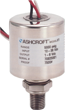 High Performance, Pressure Transducer, Ashcroft, Model V1
